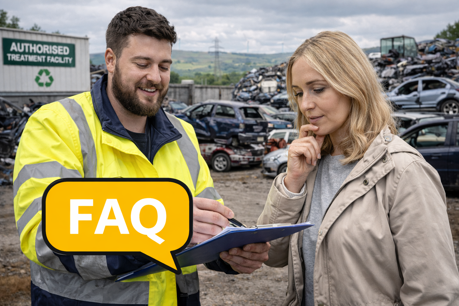 Scrap car FAQs and advice in Brierfield